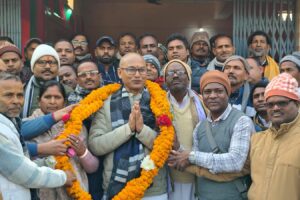 डंडखोरा में विधायक दुलाल चंद्र गोस्वामी का नागरिक अभिनंदन समारोह