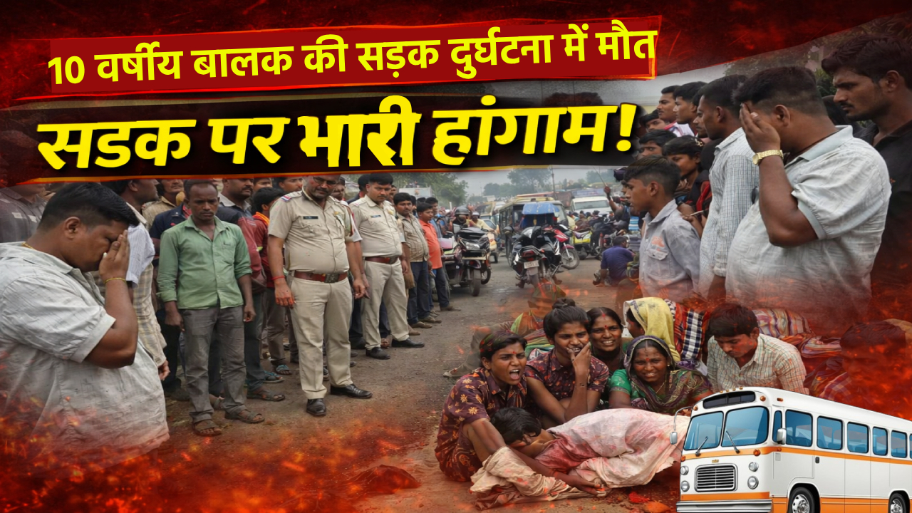 गुलाबबाग में सड़क दुर्घटना में मारे गए 10 वर्षीय बालक शिवम कुमार